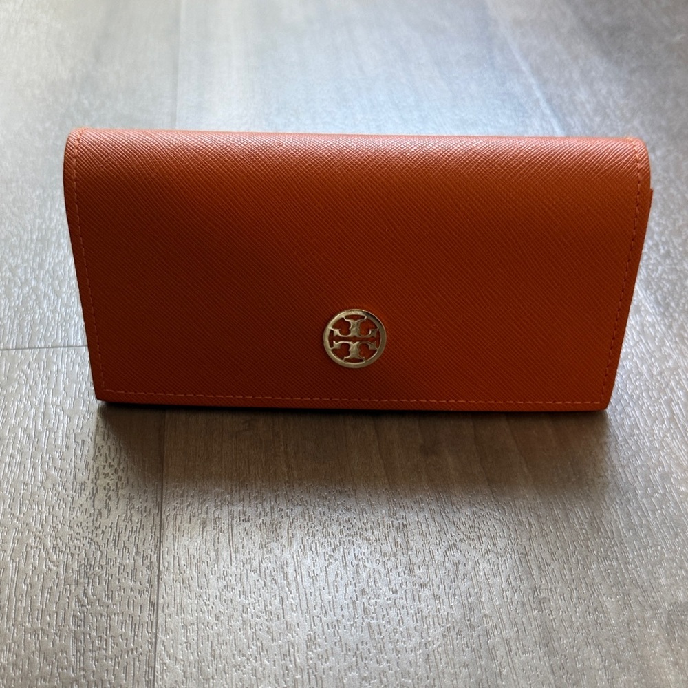 Tory Burch Vibrant Orange Sunglasses Case